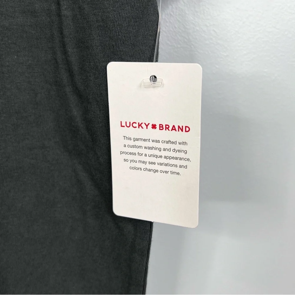 NWT Lucky Brand Miller Lite Flock Classic Crew - Picture 5 of 8